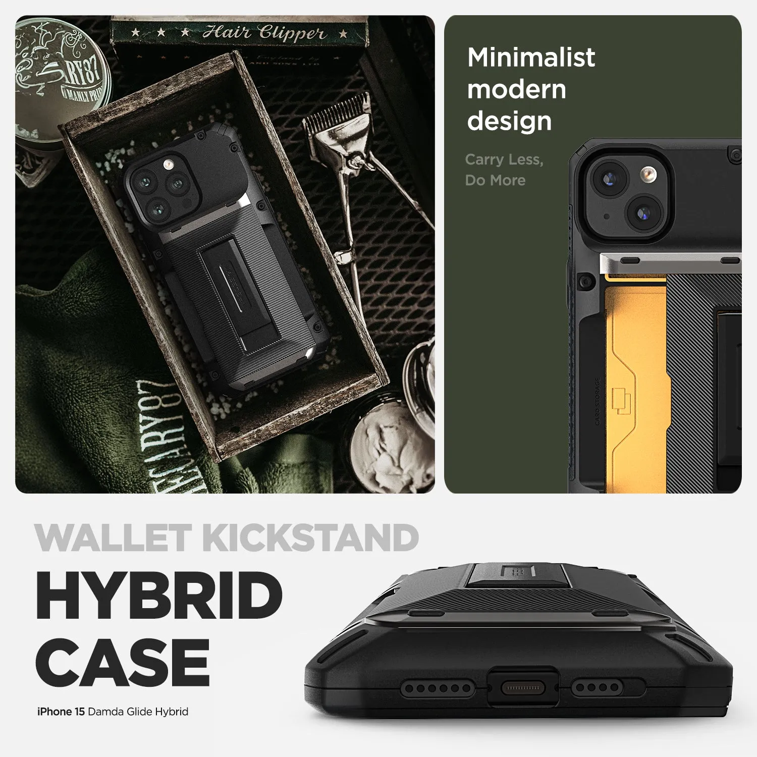 iPhone 15 Case Damda Glide Hybrid