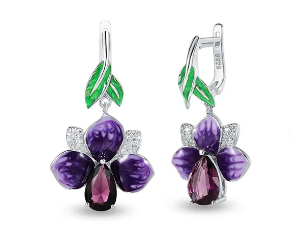 Iris Earrings