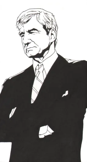 Jack McCoy original ink drawing