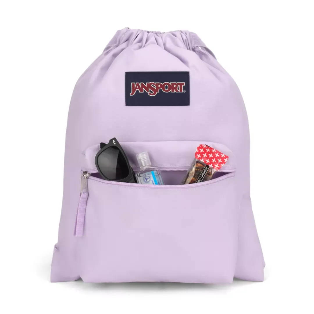 JANSPORT Draw Sack Backpack - Pastel Lilac