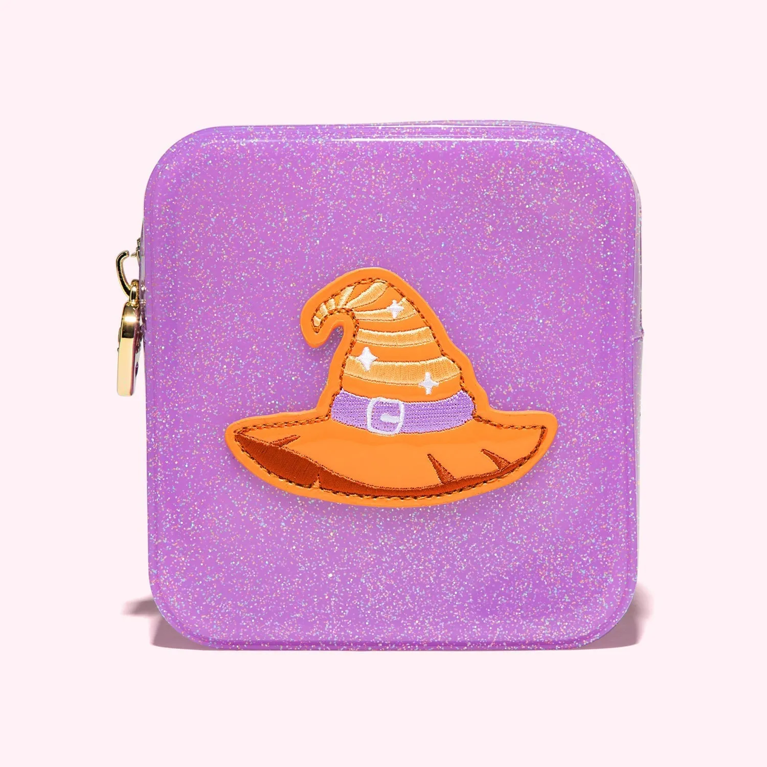 Jelly Mini Pouch with Witch's Hat Patch