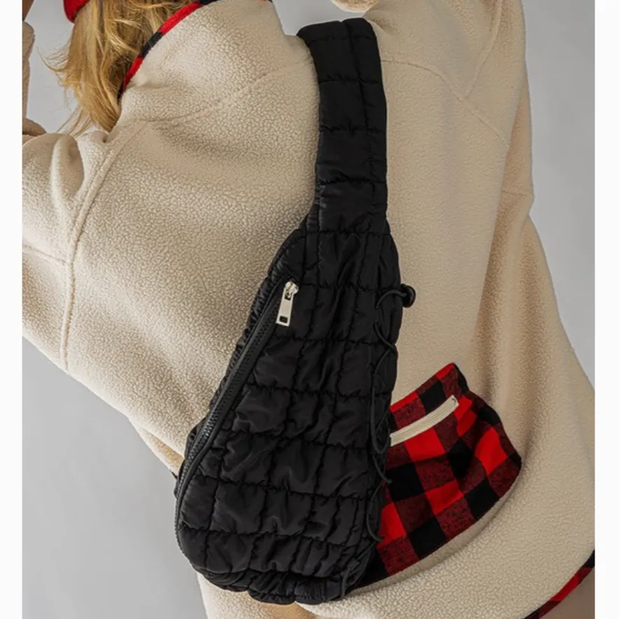 Kate Quilted Crossbody Sling Bag