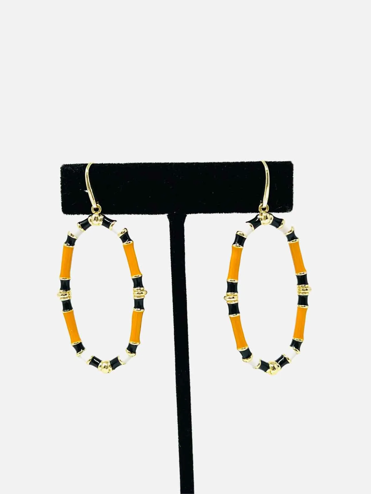 Kendra Scott Black/Orange Drop W/ BAG! Jewelry Earrings