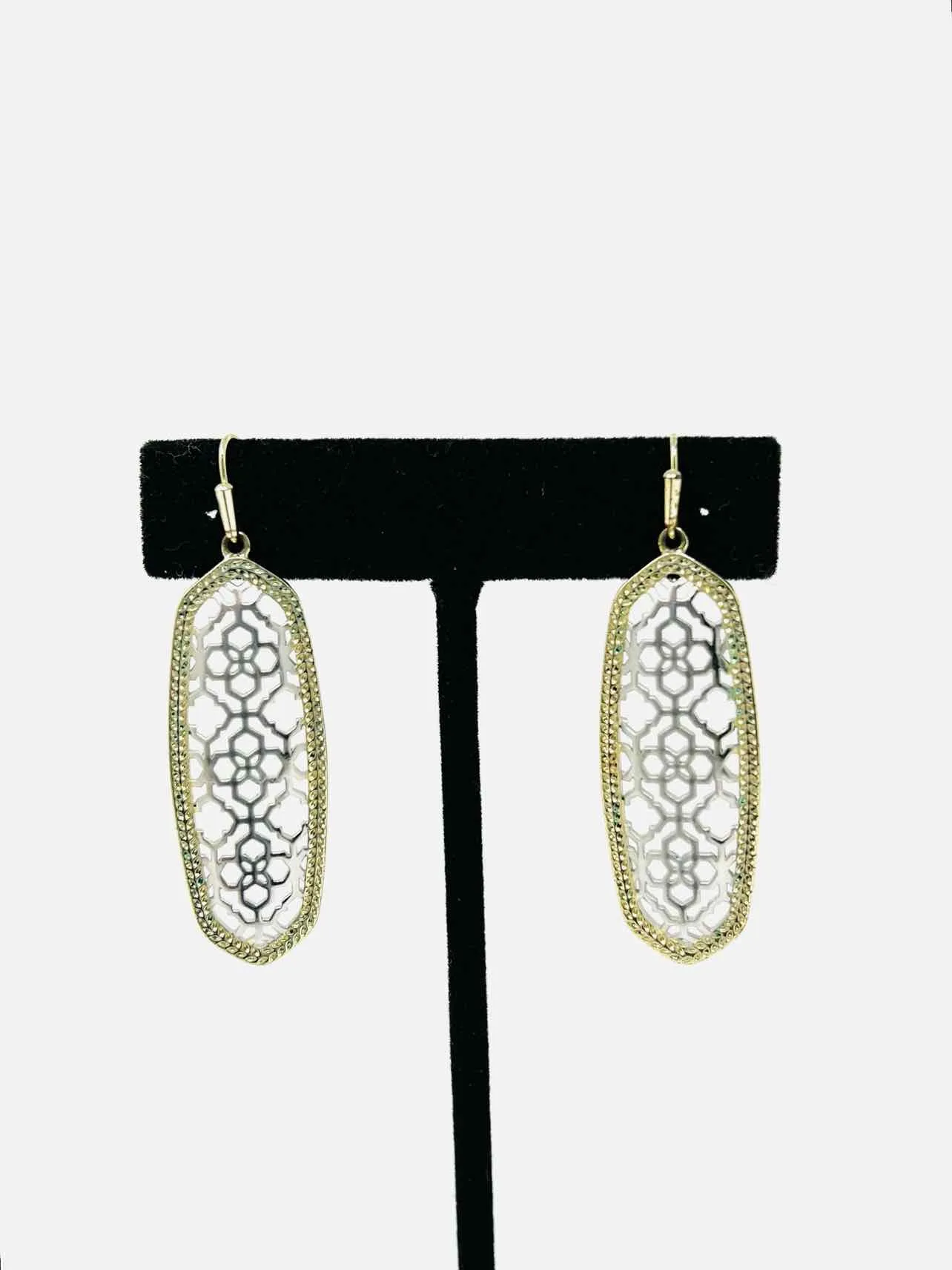 Kendra Scott Silver/Gold Drop W/ BAG! Jewelry Earrings