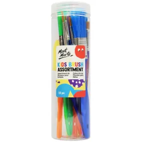 Kids Cylinder Brush Assortment 15pc