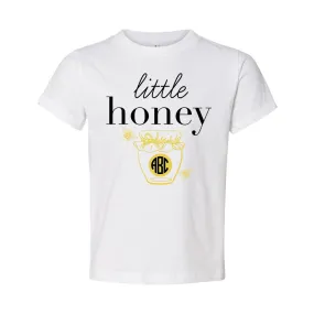 Kids Monogrammed 'Little Honey' T-Shirt