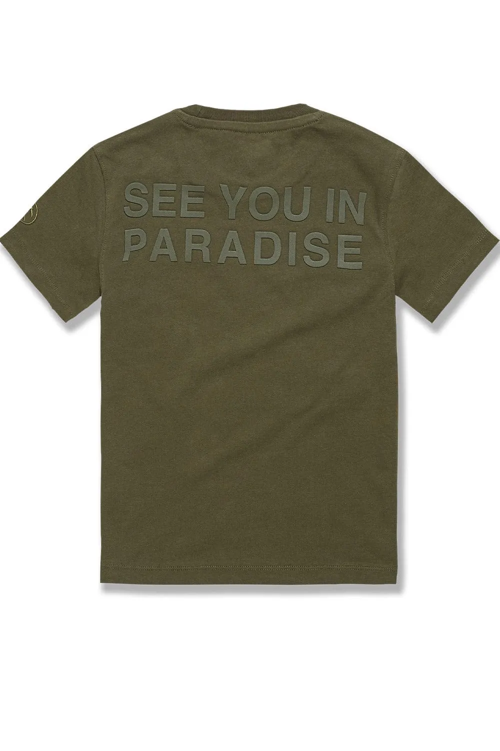 Kids Paradise Tonal T-Shirt (Olive)