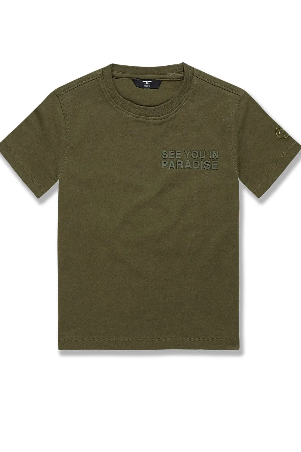 Kids Paradise Tonal T-Shirt (Olive)