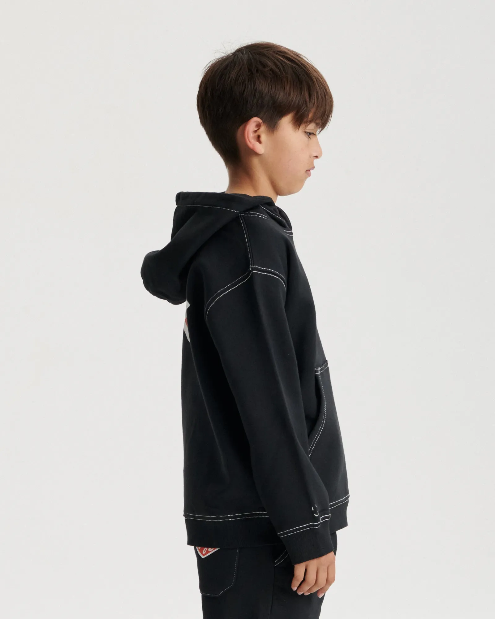 Kids - Scribble Hoodie - Vintage Black