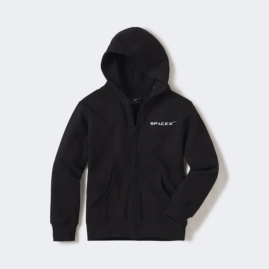 Kid's SpaceX Zipper Hoodie