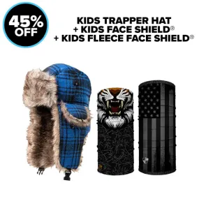 Kids Trapper Hat   Kids Fleece Face Shield®   Kids Shield®