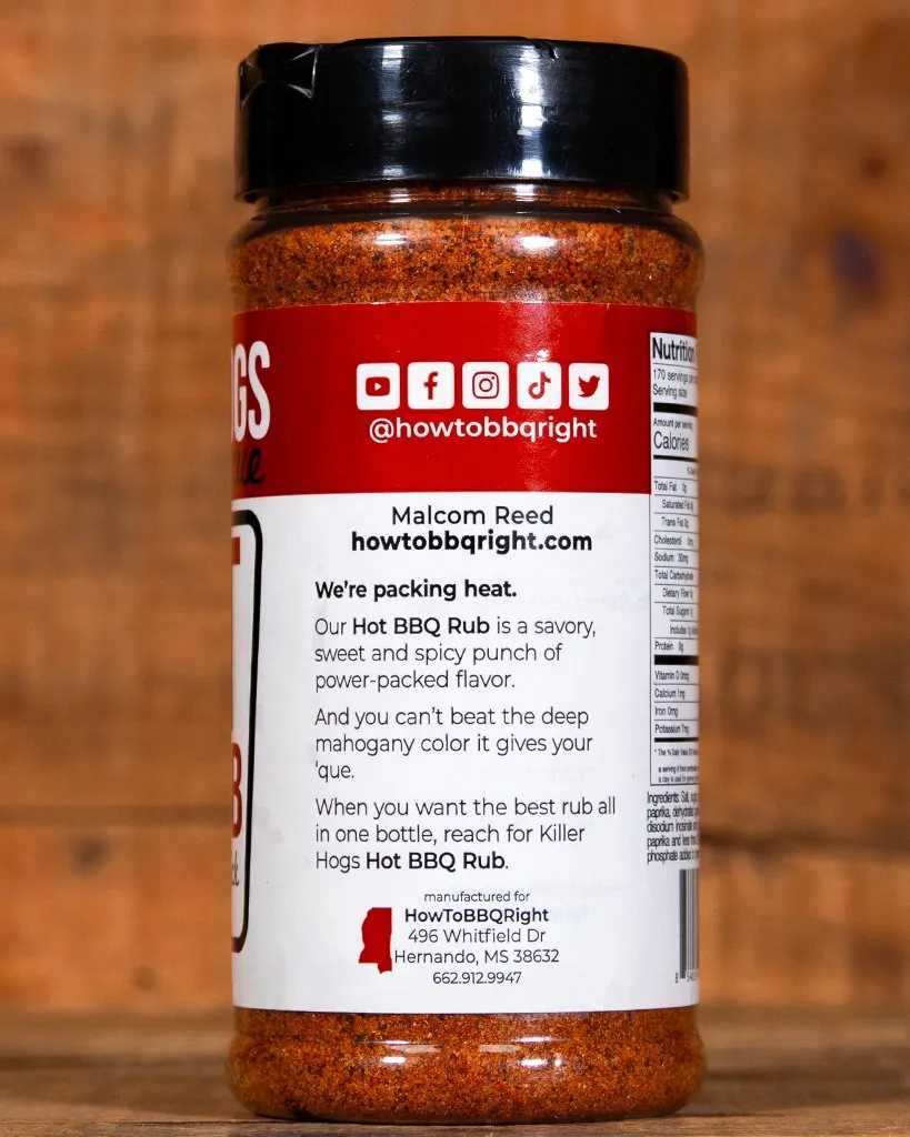 Killer Hogs Hot BBQ Rub