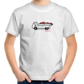 Kombi Ute Side Racer Kids Youth Crew T-Shirt