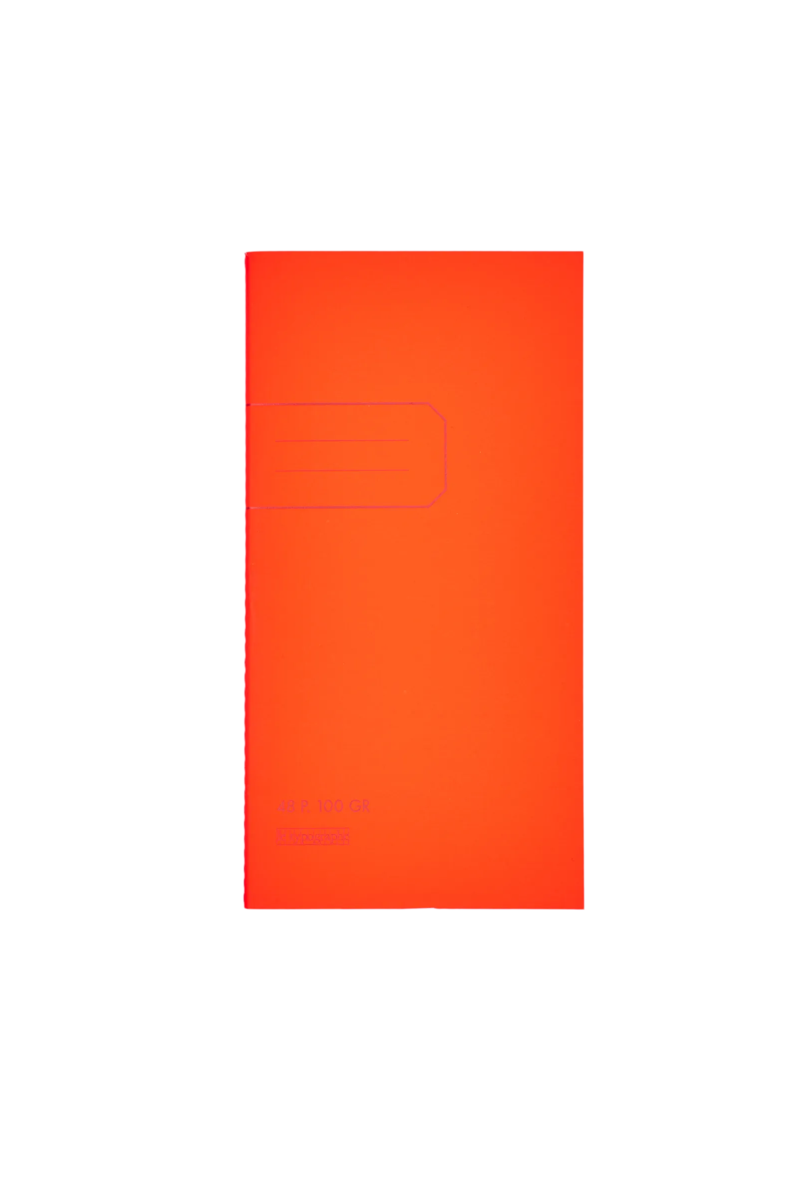 Le Typographe Soft Cover Fluo Orange Notebook Set