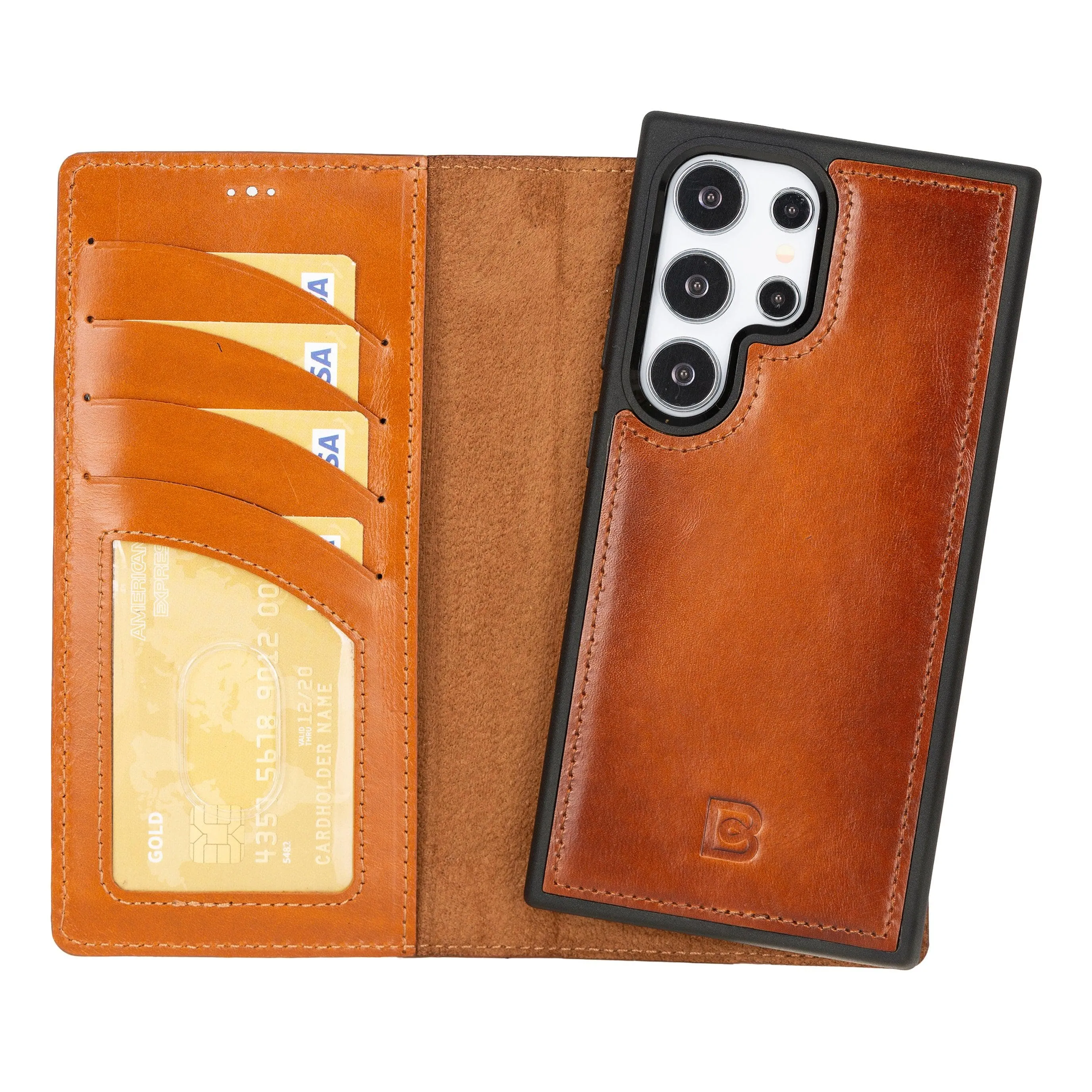 Leather Samsung Galaxy S24 Series Wallet Cases