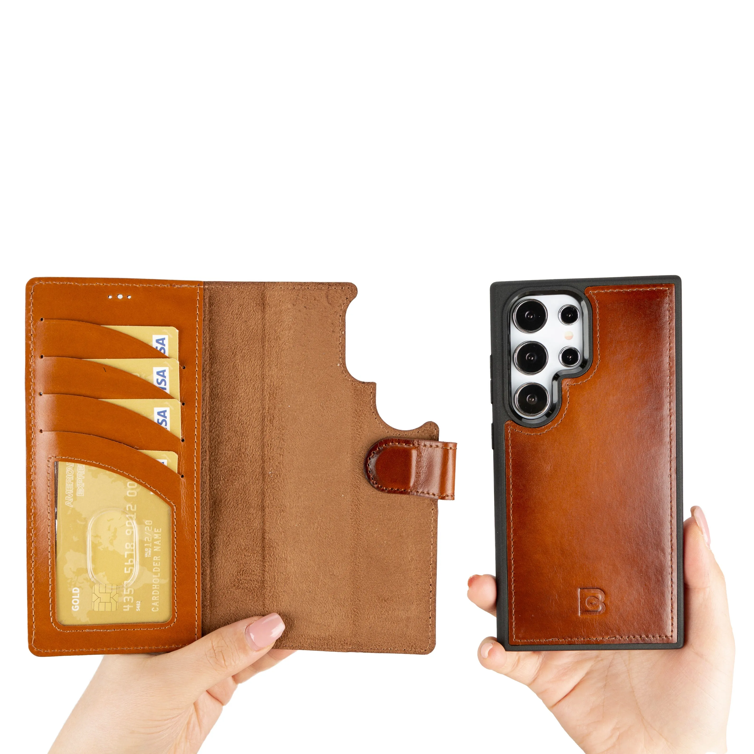 Leather Samsung Galaxy S24 Series Wallet Cases