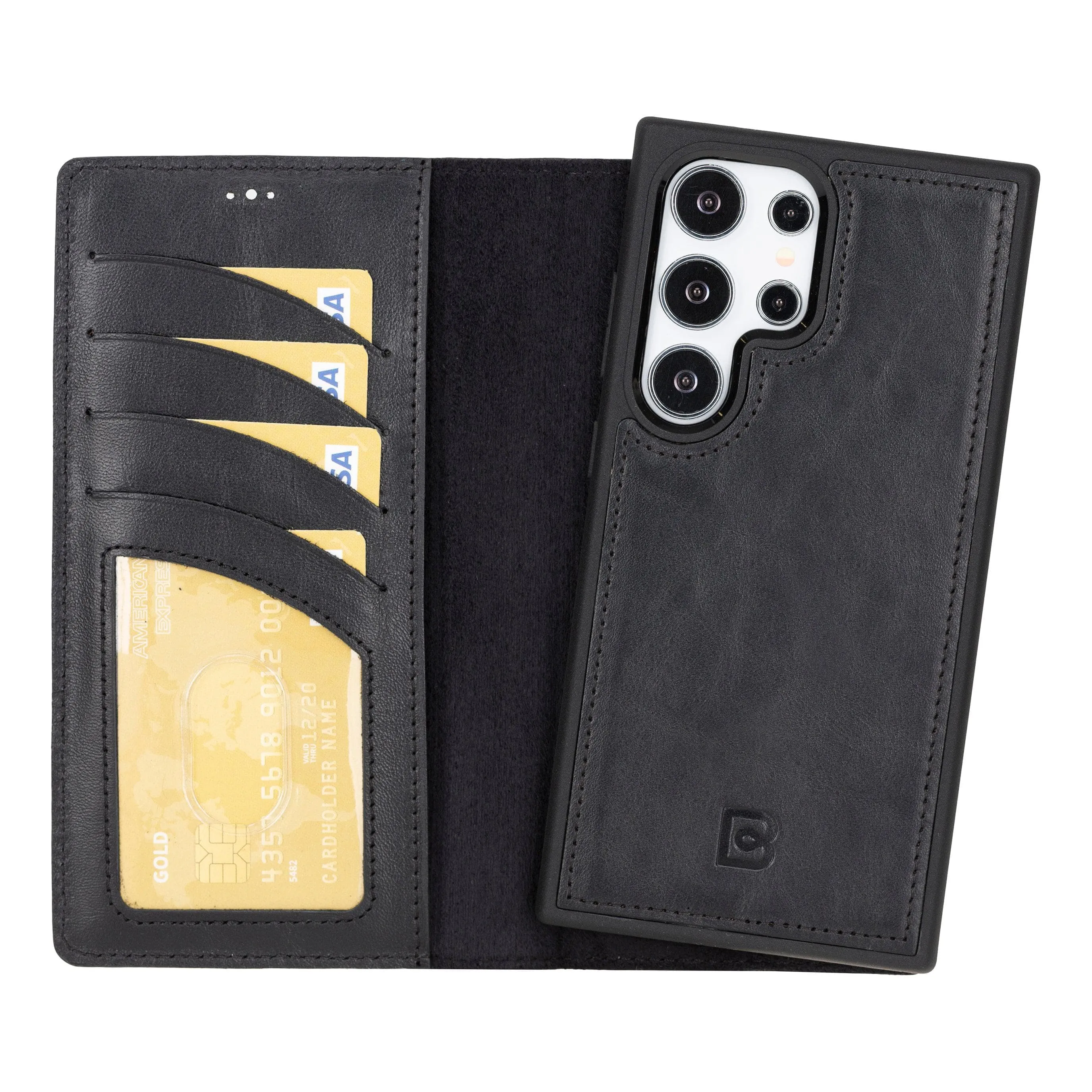 Leather Samsung Galaxy S24 Series Wallet Cases