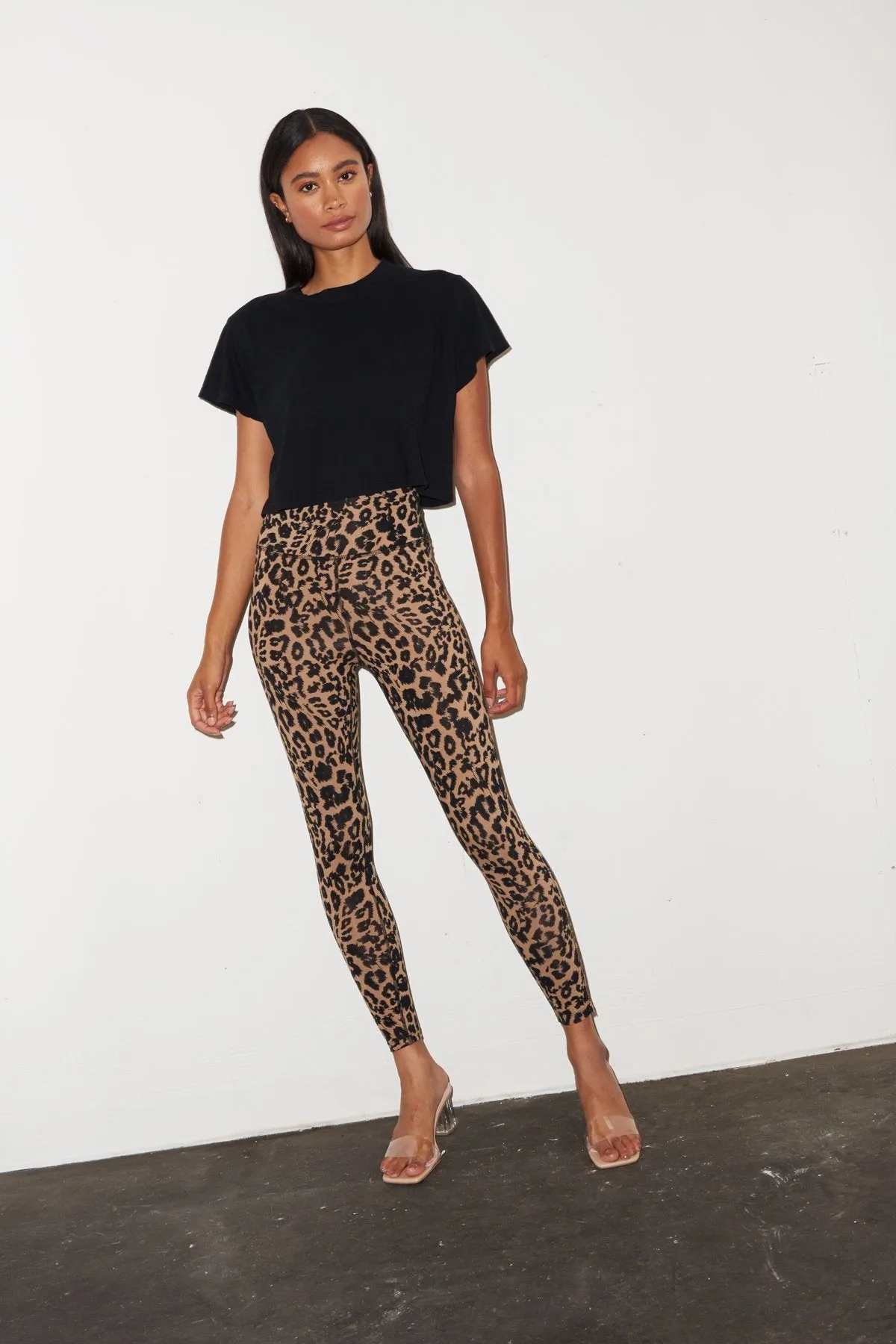 Leopard Zipper Legging