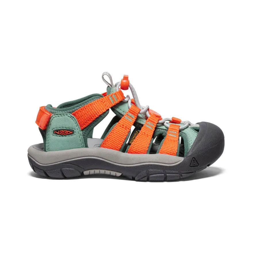 Little Kids' Newport Boundless Sandal  |  Granite Green/Scarlet Ibis