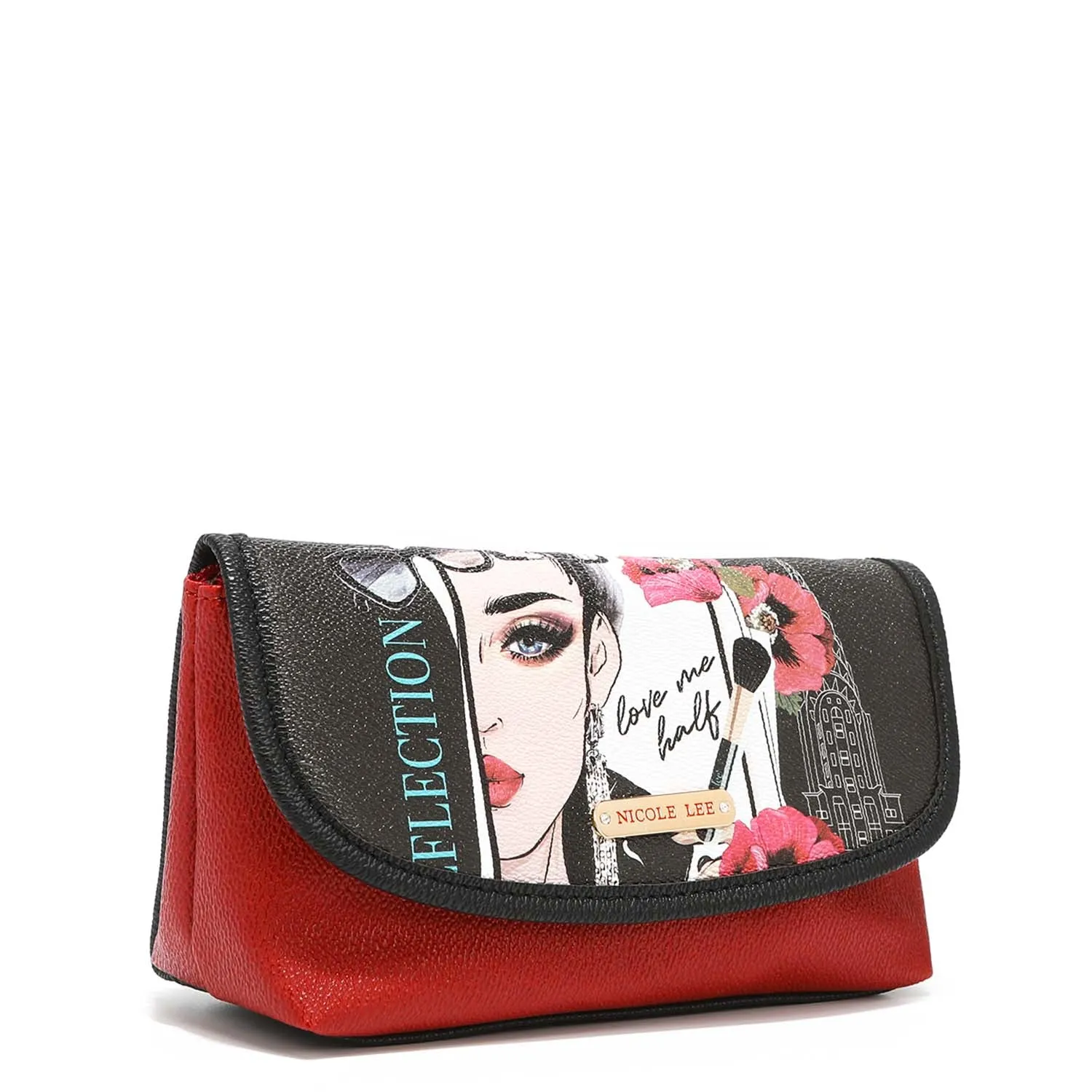 MARISOL COSMETIC POUCH (W/ BRUSH ORGANIZER)