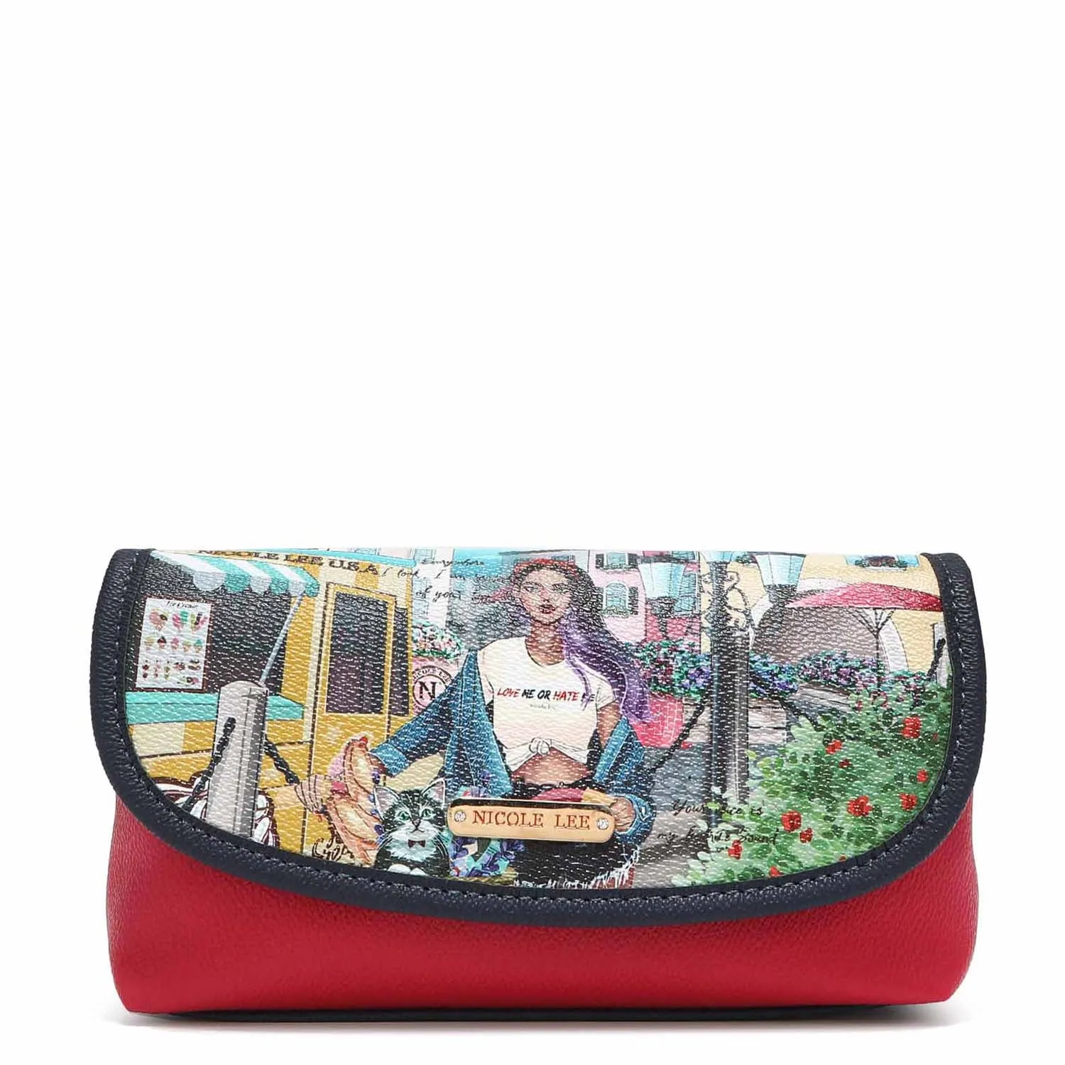 MARISOL COSMETIC POUCH (W/ BRUSH ORGANIZER)