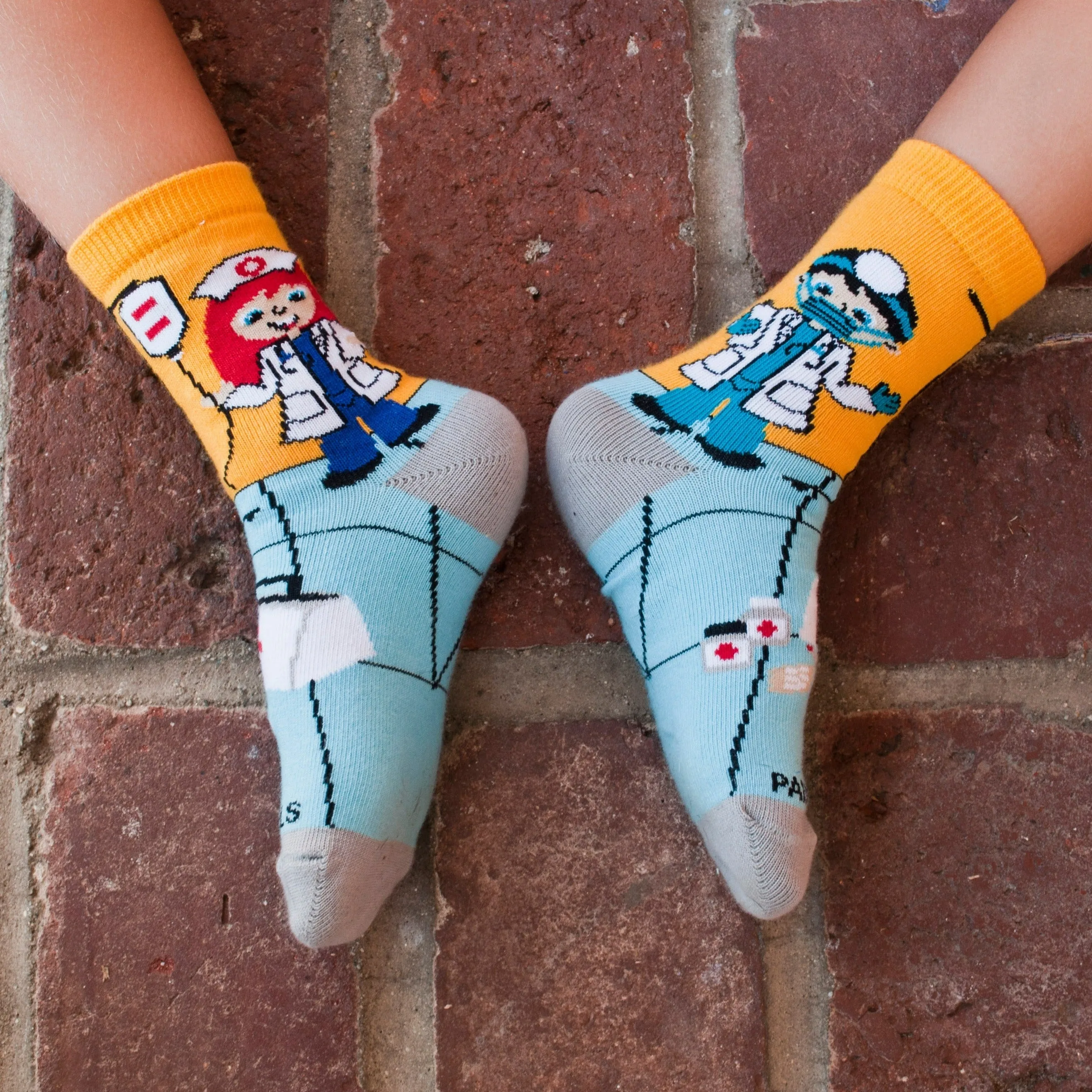 Medical Doctors Kids Socks (Ages 3-5)