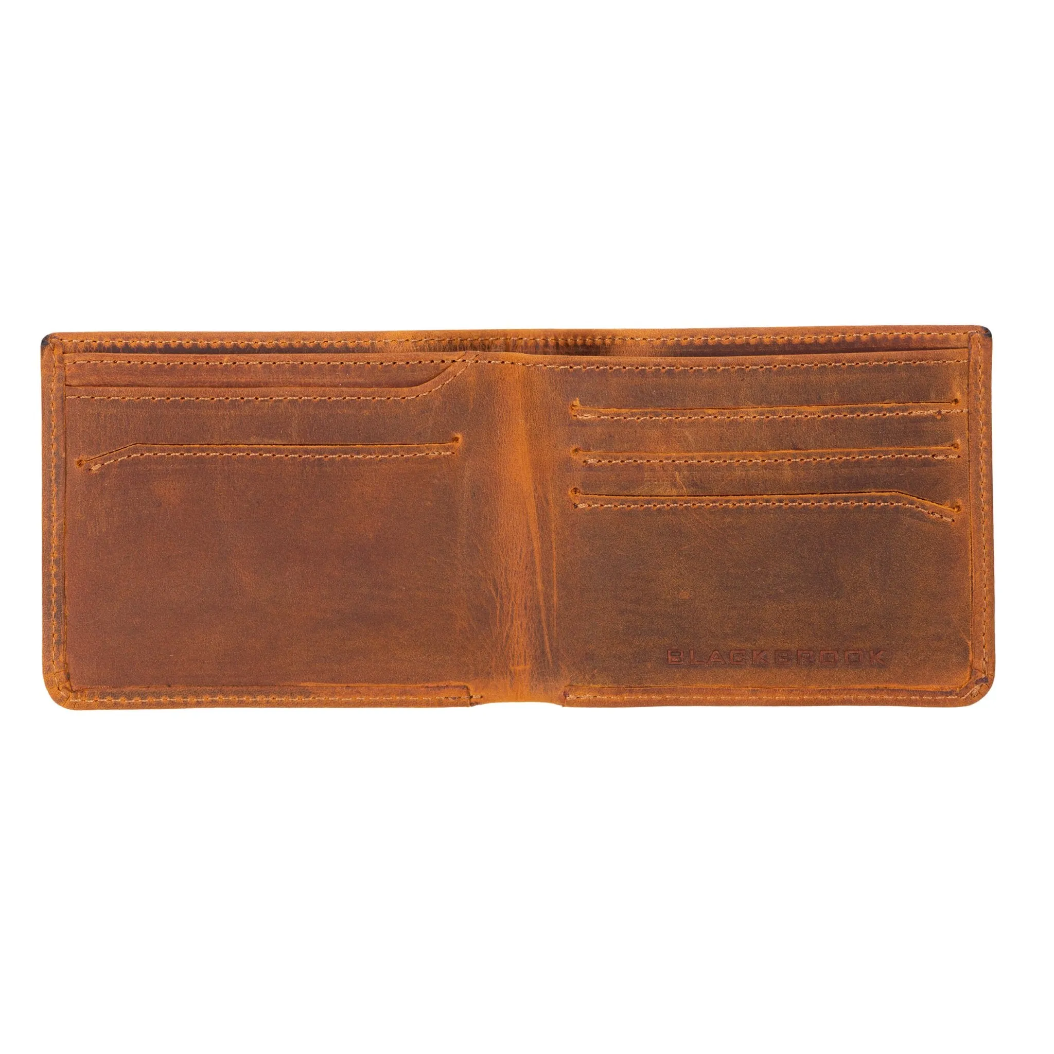 Merlin Bi-Fold Wallet, Golden Brown