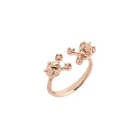 Mini Pyrite Ring [Pink gold]