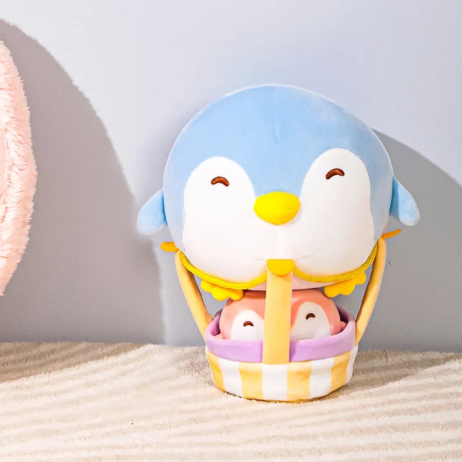 MINISO Mini Family Series Penguin Hot-air Balloon Plush Toy