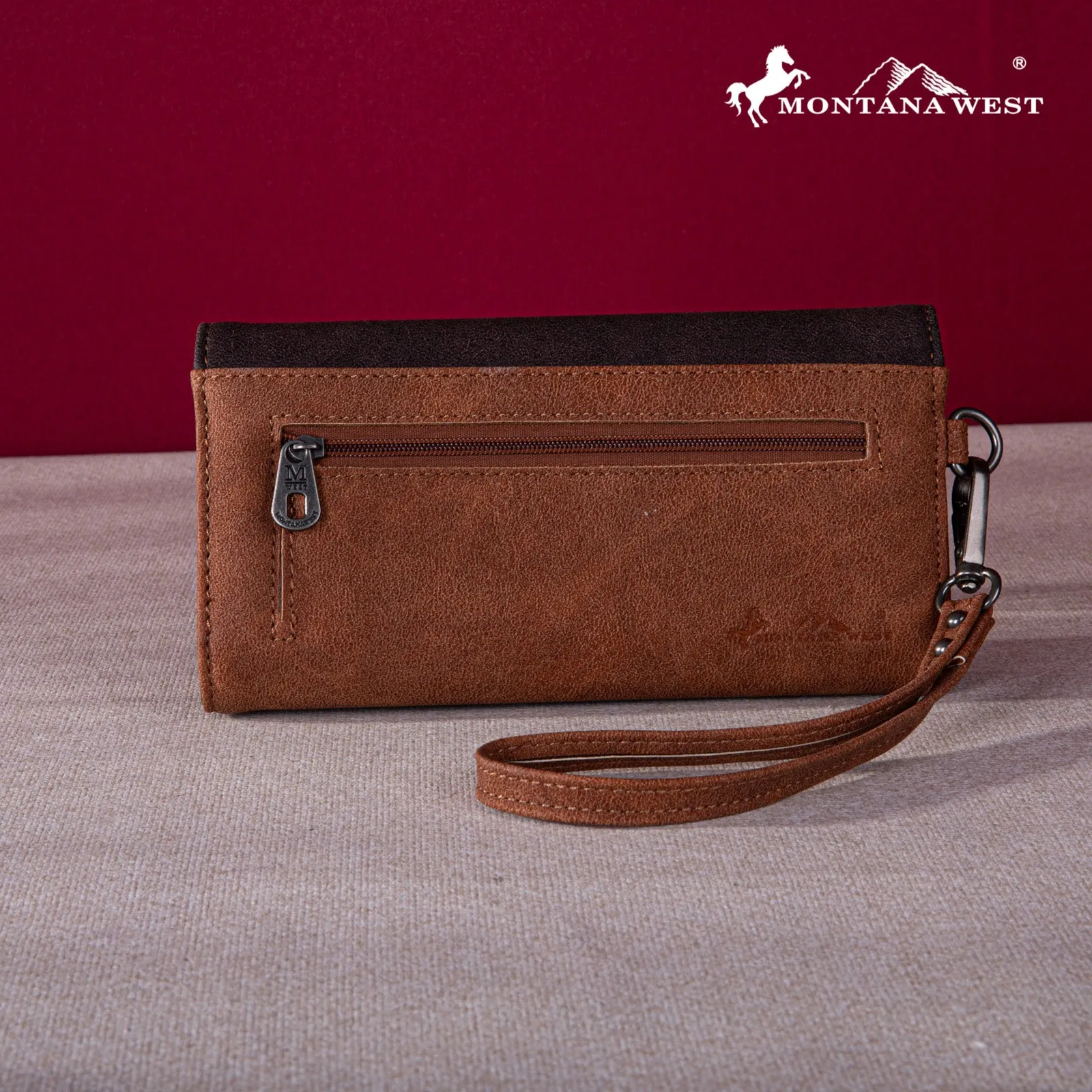 MW1253-W002 Montana West Embroidered Collection Wallet