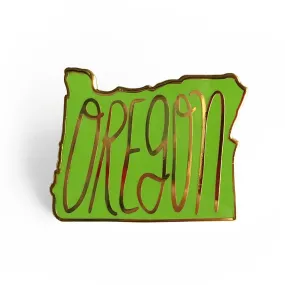 Oregon Enamel Pin