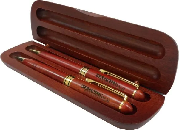 Pen Set - Double Pen & Pencil Case