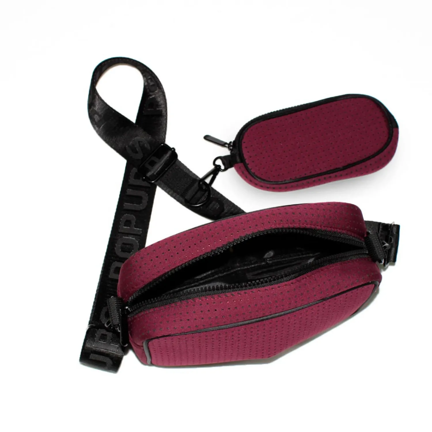 POUCH   CAMERA BAG - BERRY