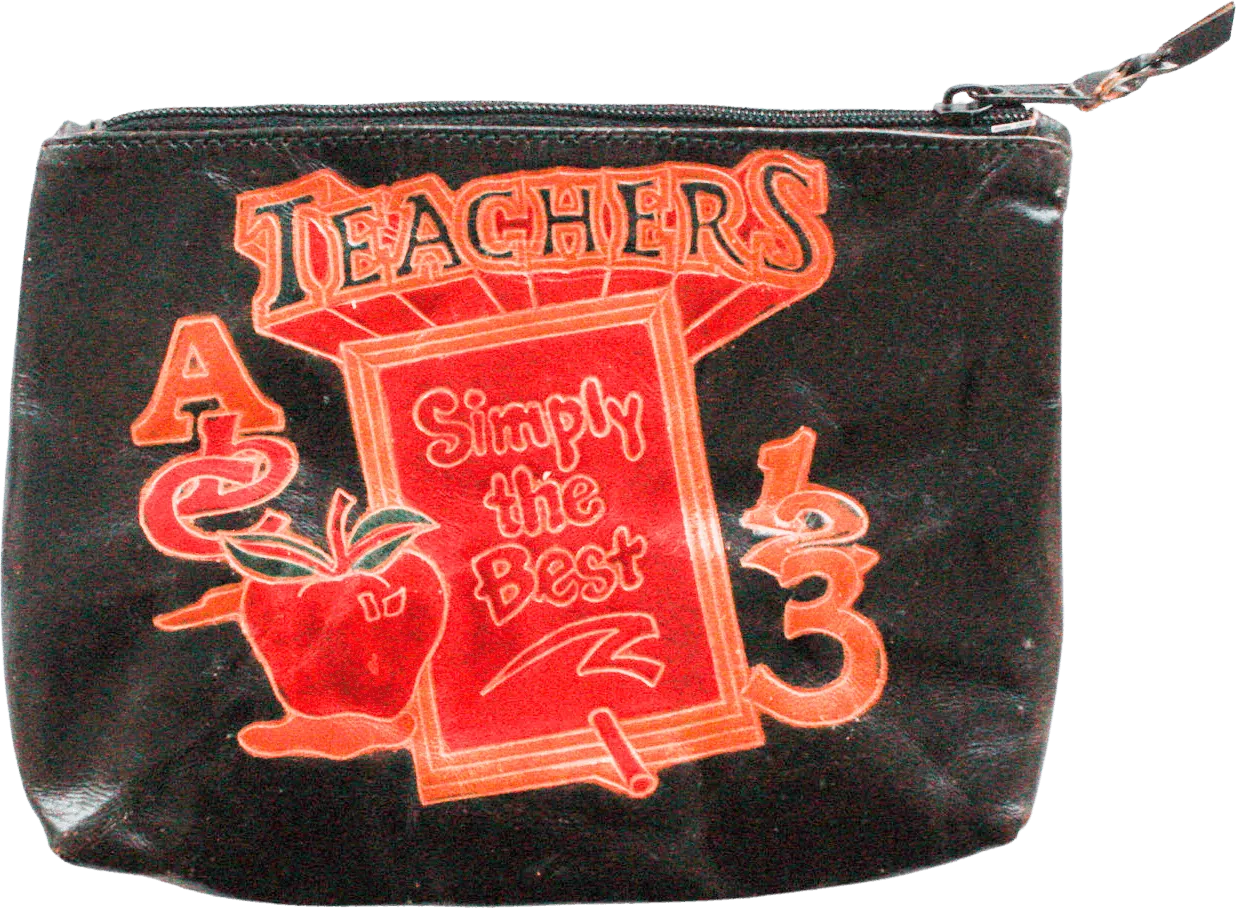 "Teachers Simply The Best" 80s/90s Clutch