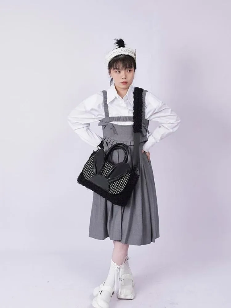 Rabbit large-capacity shoulder Messenger tote bag【s0000003302】