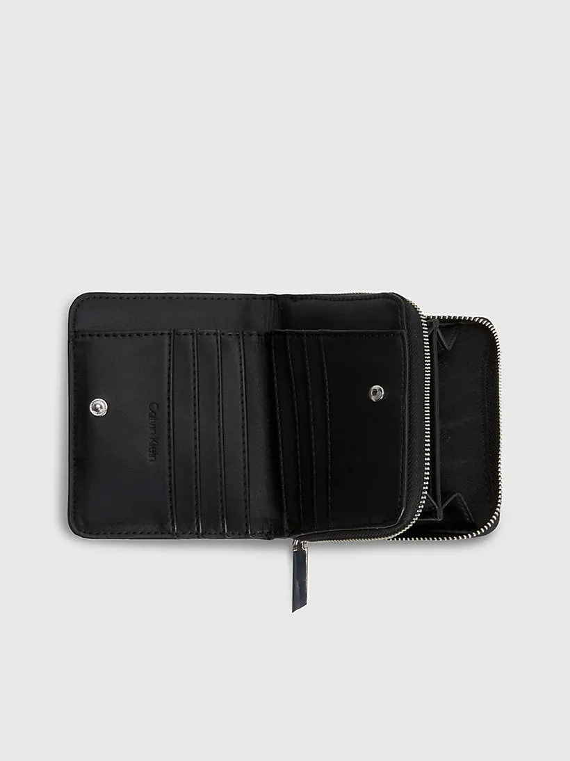 Recycled Rfid Zip Around Wallet