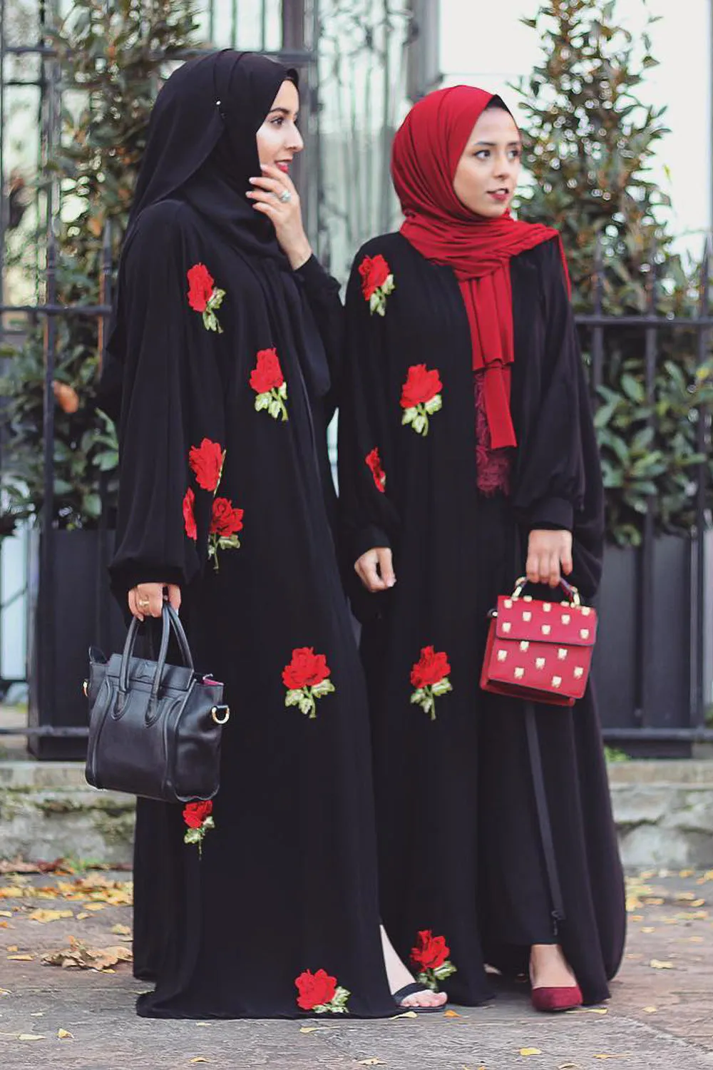 Red Roses Abaya