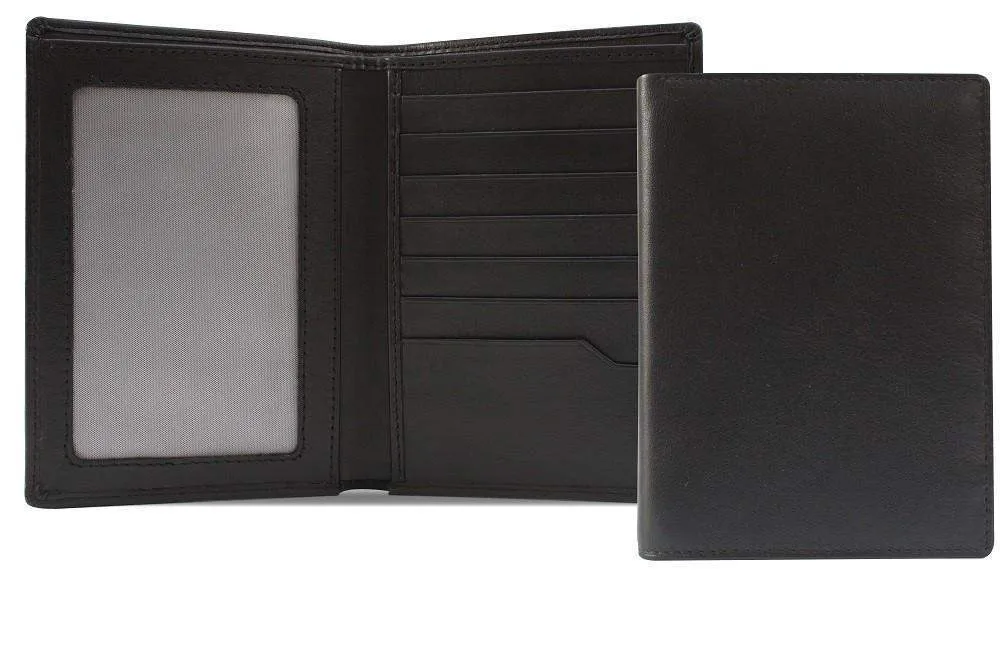 Sandringham Nappa Leather Deluxe Passport Wallet with RFID Protection