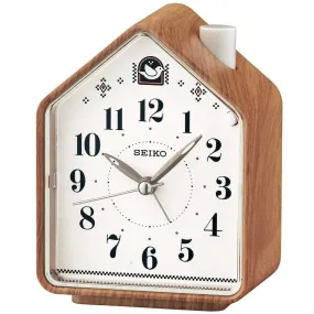 Seiko Birdhouse Design Alarm Clock QHP005A