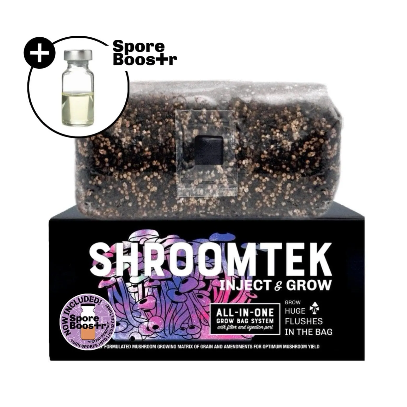 'ShroomTek'   Spore Boostr All-In-One Mushroom Grow Bag