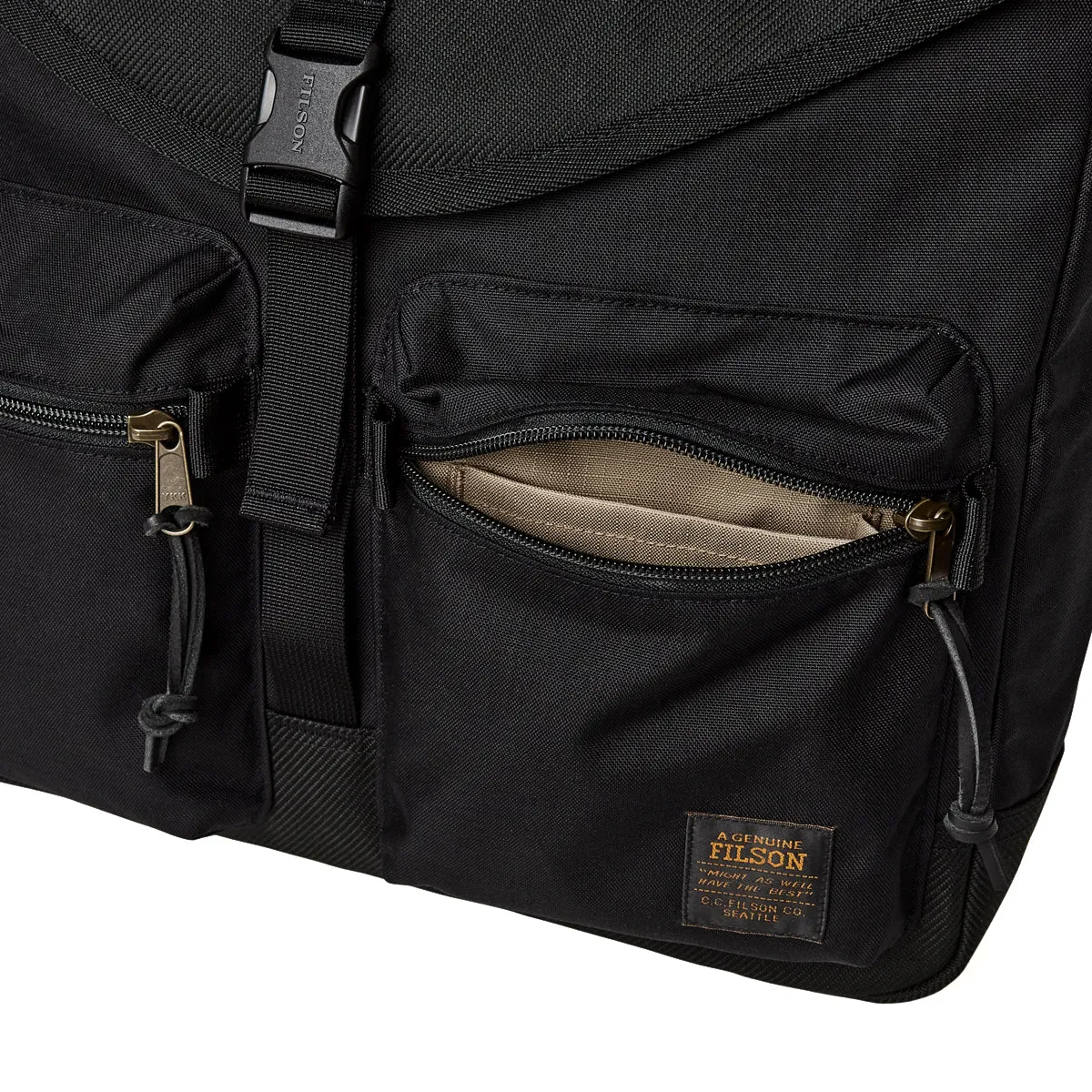 SURVEYOR MESSENGER BAG - BLACK