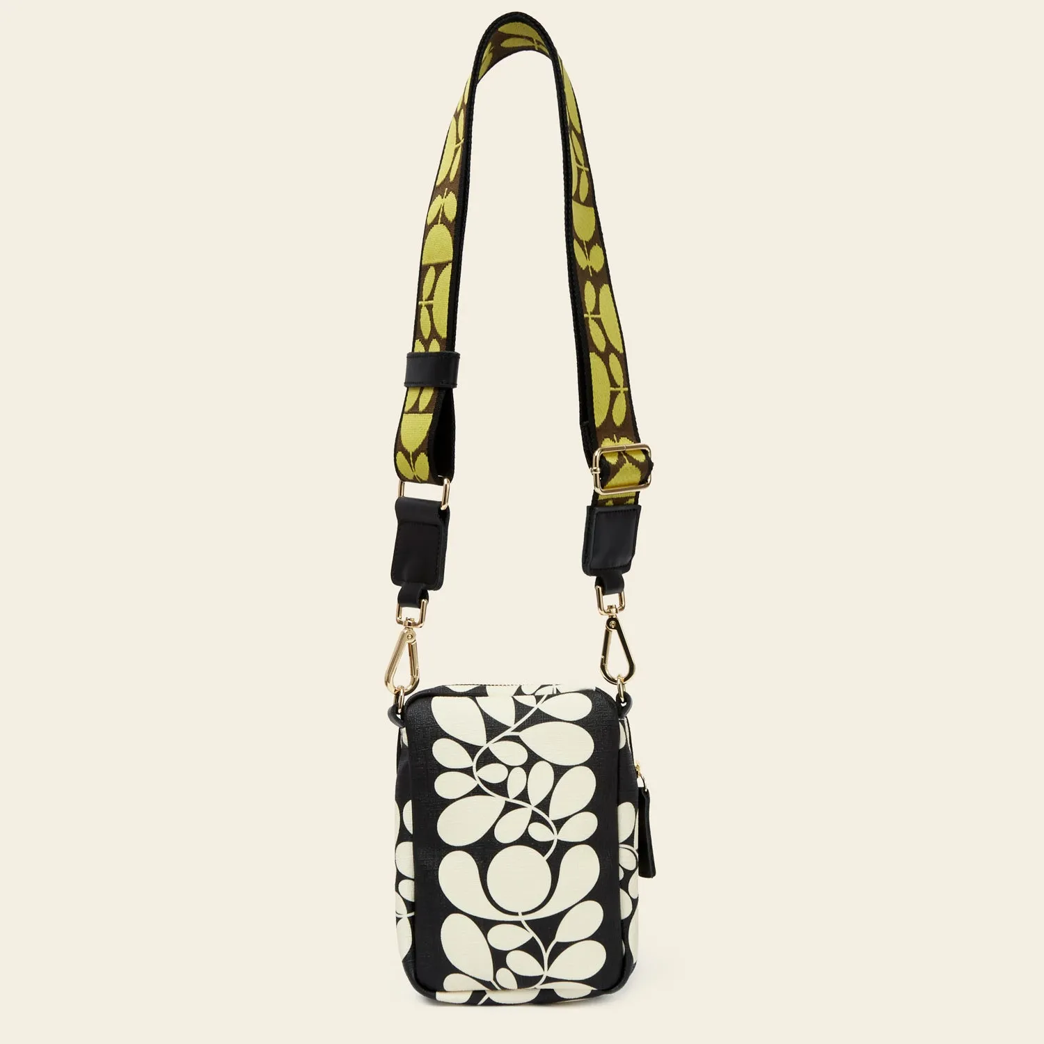 Tall Duo Crossbody - Sycamore Stripe Black