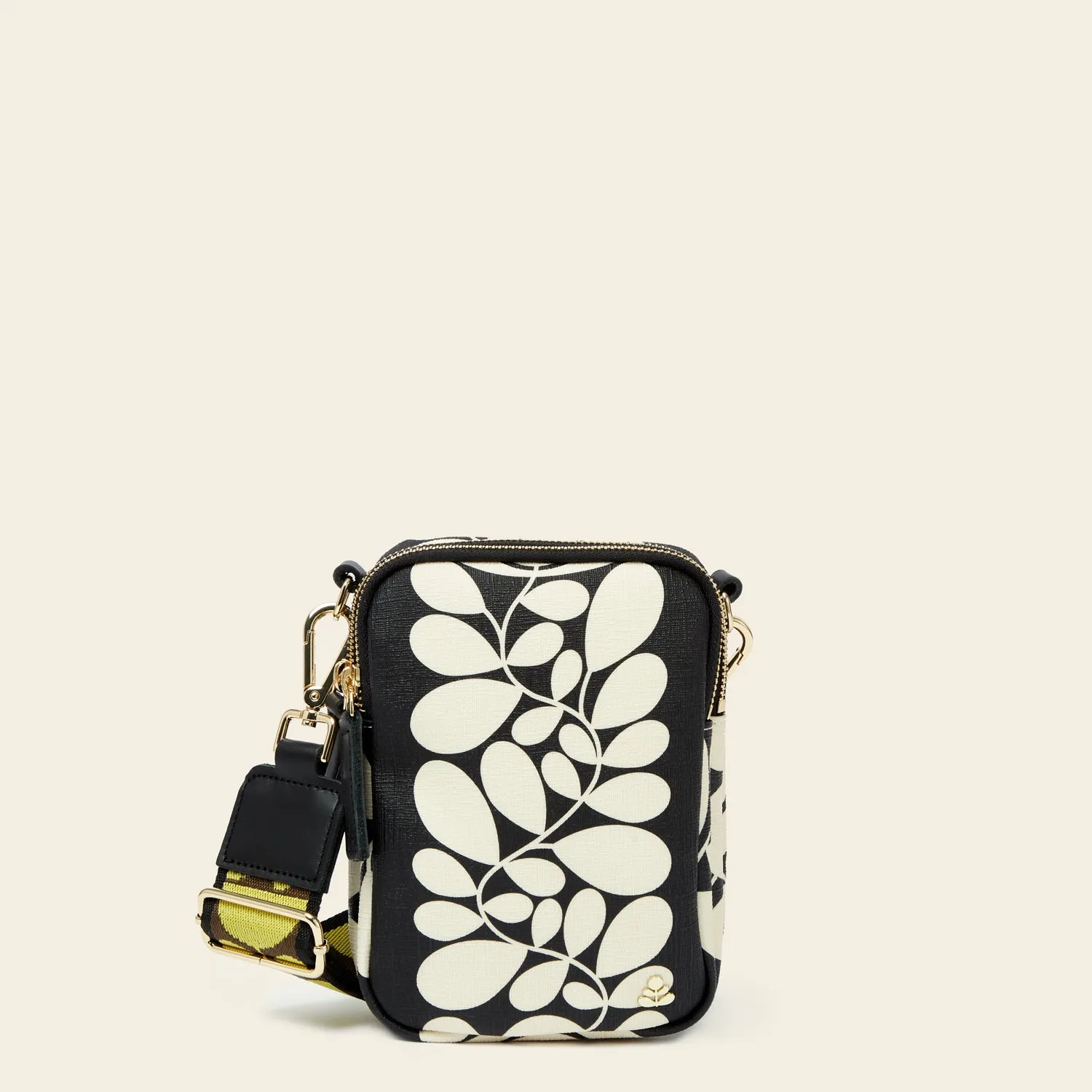 Tall Duo Crossbody - Sycamore Stripe Black