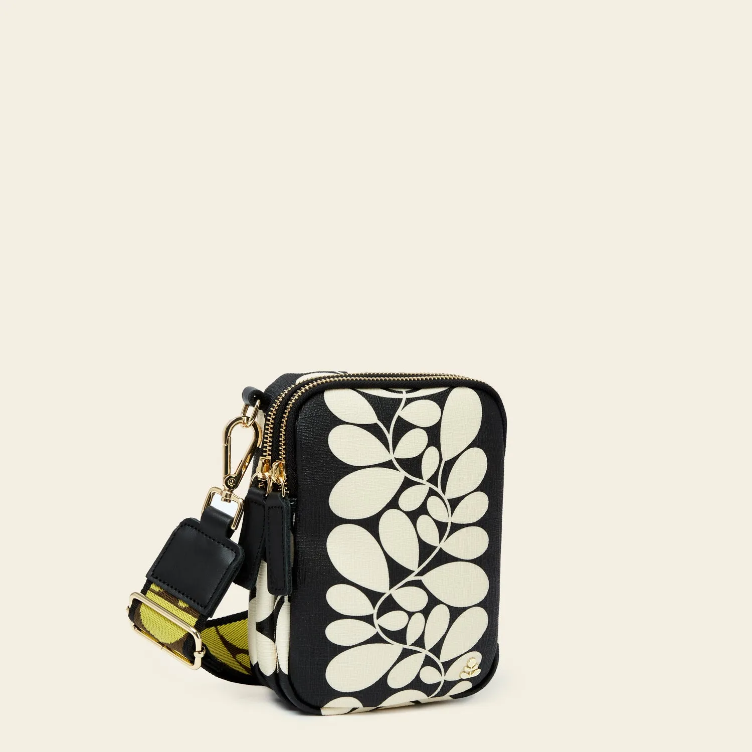 Tall Duo Crossbody - Sycamore Stripe Black