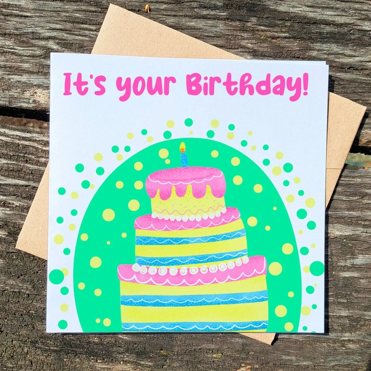 The Office Birthday Card, Funny "It Is Your Birthday" Card for Coworkers, Cake Greeting Card for her or him