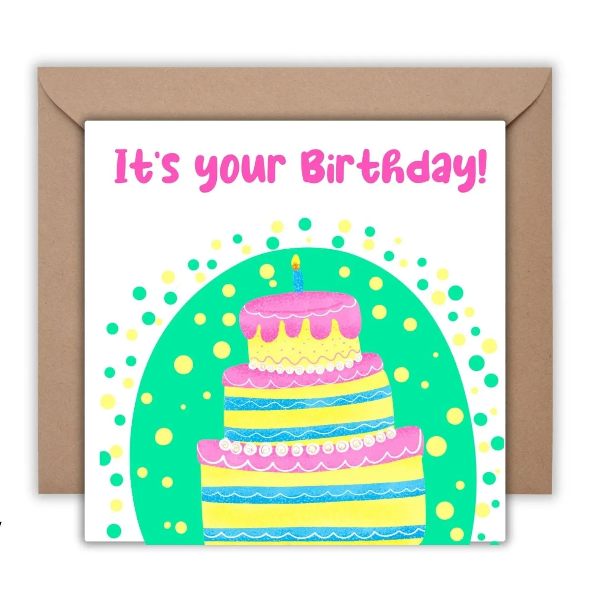 The Office Birthday Card, Funny "It Is Your Birthday" Card for Coworkers, Cake Greeting Card for her or him