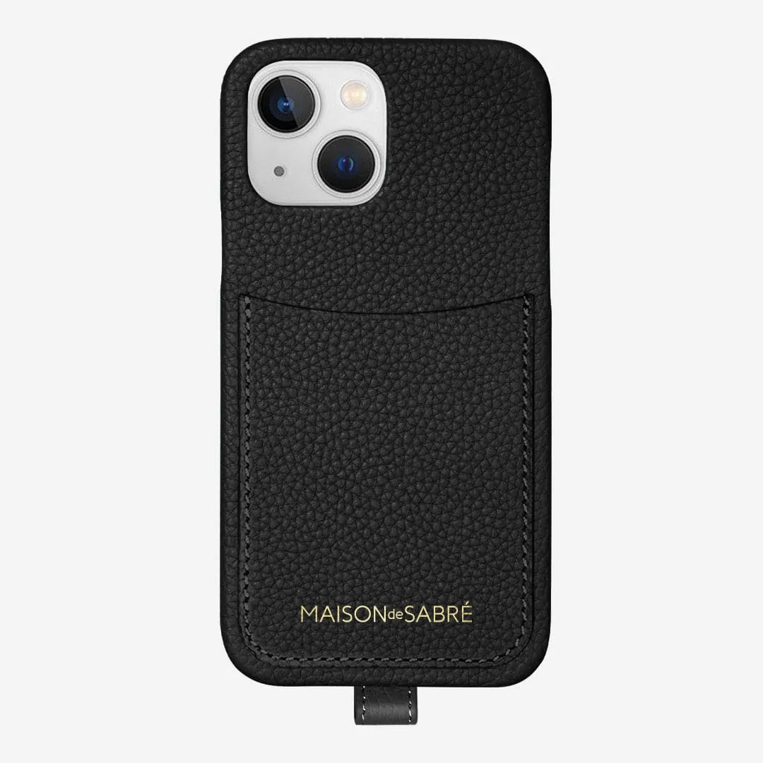 The Sling Phone Case iPhone 13 Mini - Black Caviar