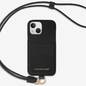 The Sling Phone Case iPhone 13 Mini - Black Caviar