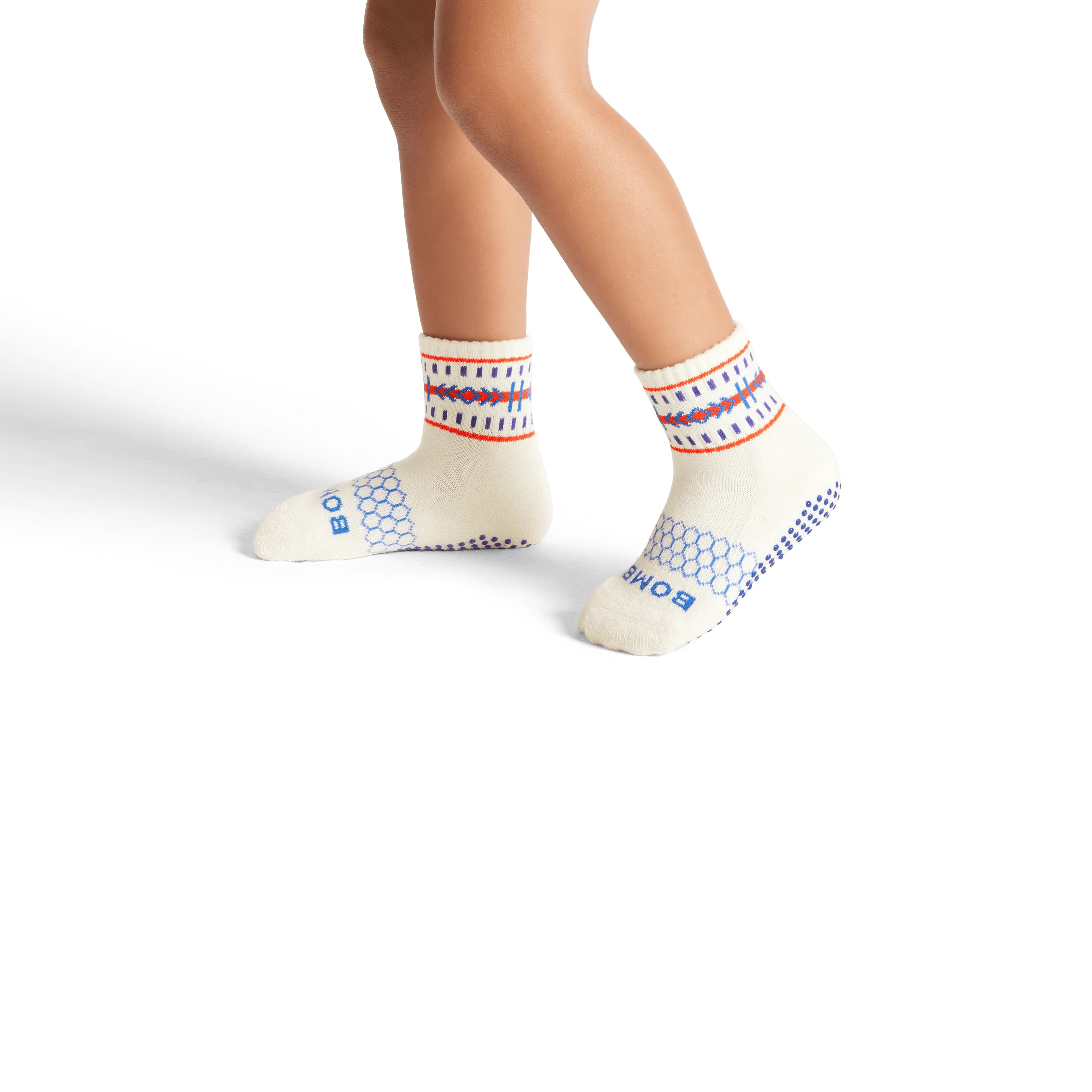 Toddler Holiday Gripper Calf Sock 4-Pack