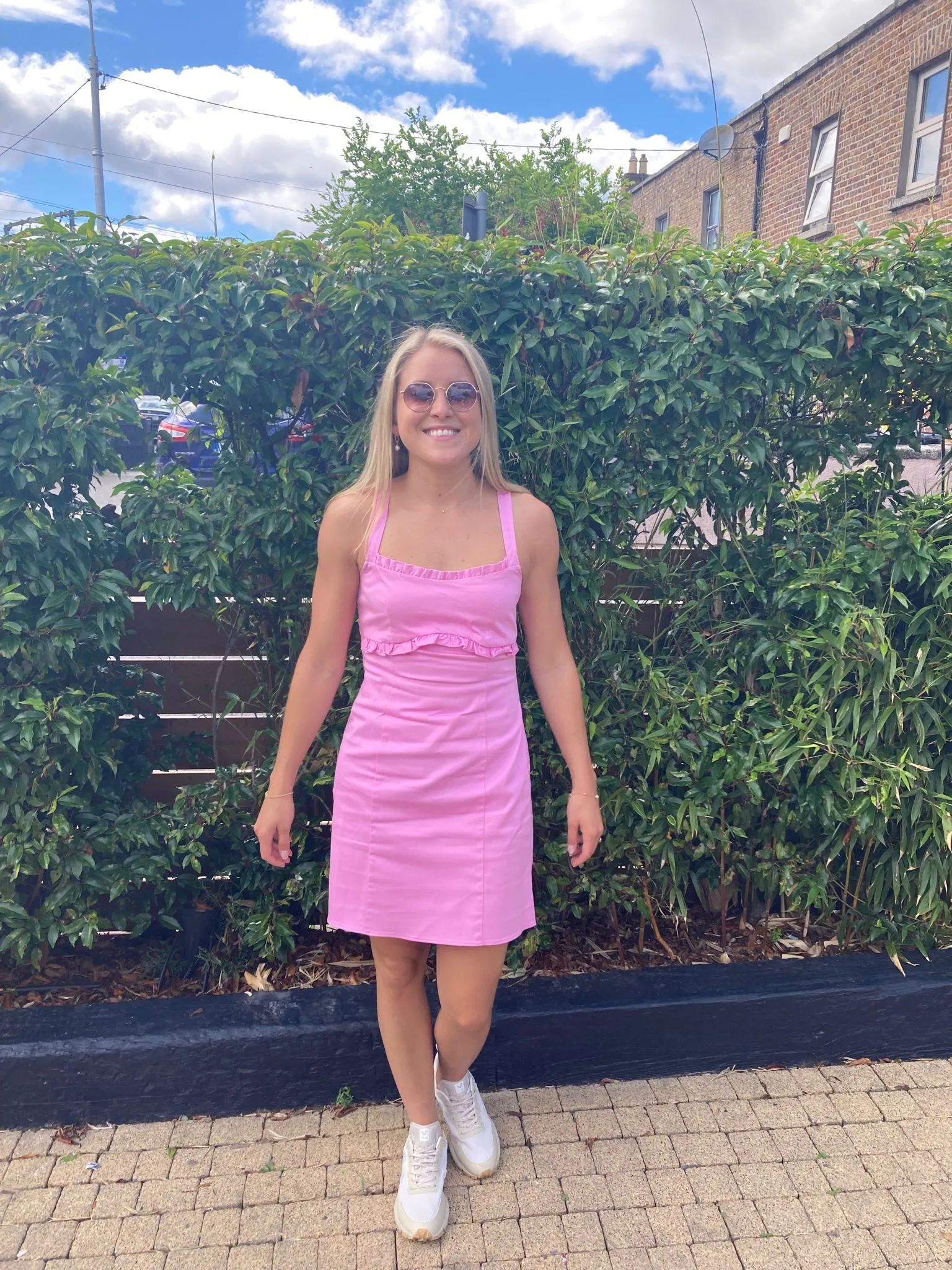 Topshop Pink Mini Dress